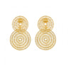 Portugal Jewels - Earrings Two Circles in Silver