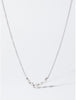 SS24 - Silver necklace with faux pearl