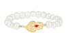 Heart of Viana Gemstone Pearl Bracelet
