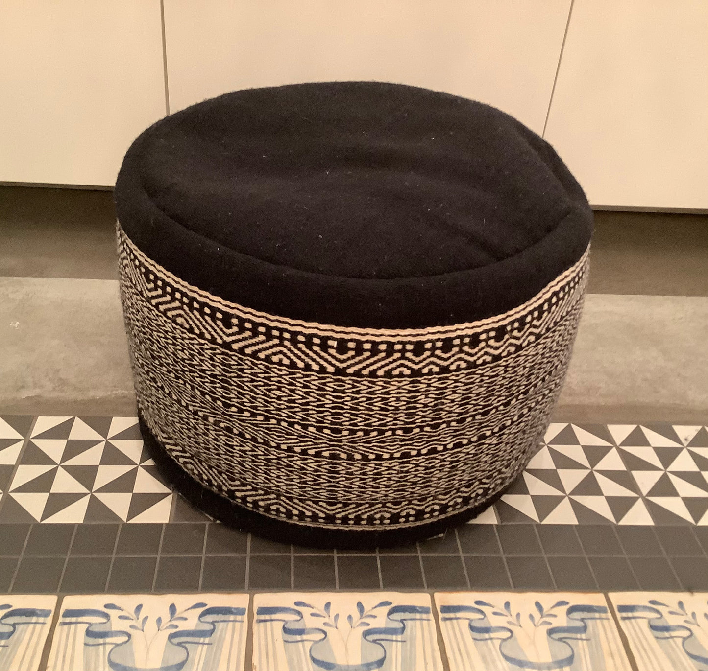 WOOL Puff Ottoman + **SALE**