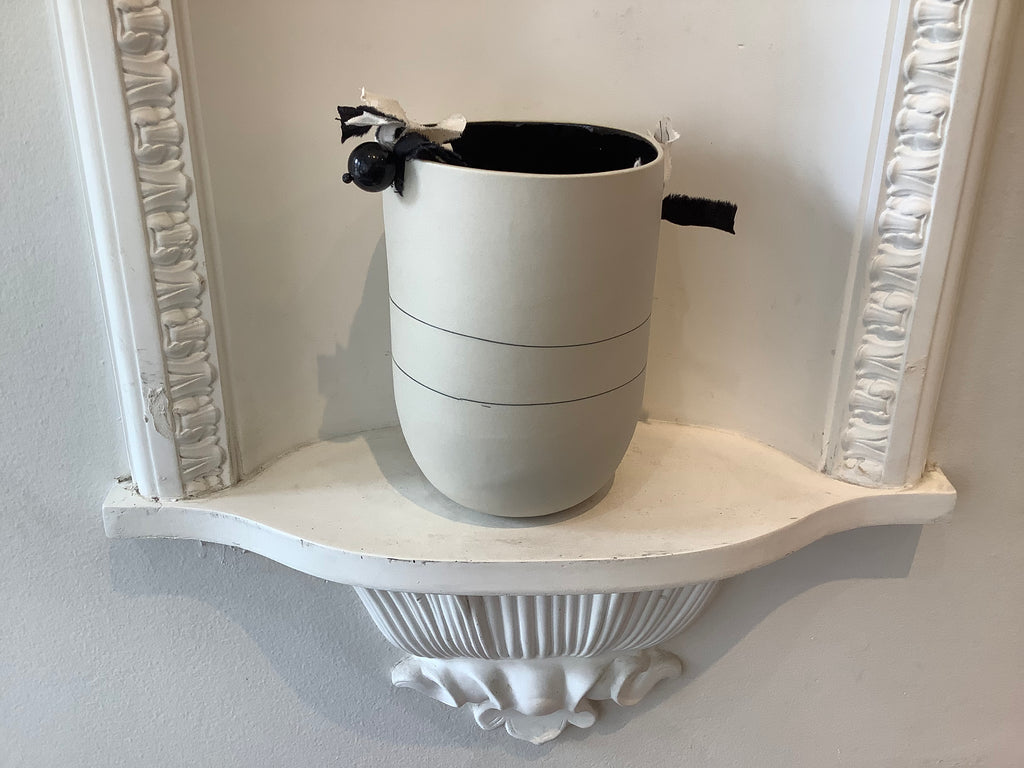 Anna Westerlund - Black/Natural Tall Vase