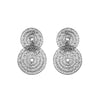 Portugal Jewels - Earrings Two Circles in Silver