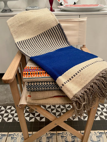fabricaal - Wool Misto Fringe Handmade Rug + **SALE**