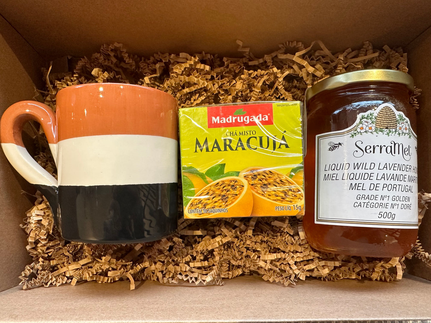 Gift Box Set - Casa Cubista Mug, Tea & Honey - Various Options