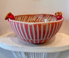Anna Westerlund - Orange & Pink or Grey Textured Bowl