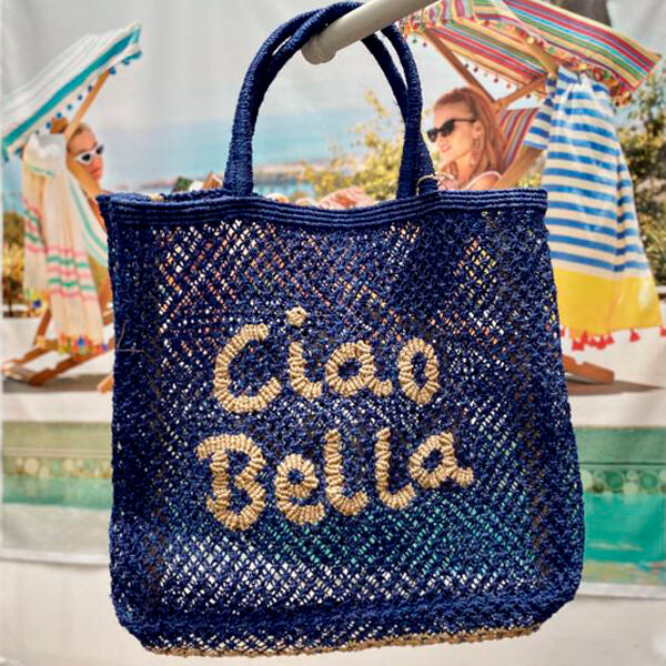 the Jacksons beige Large Ciao Bella Tote Bag