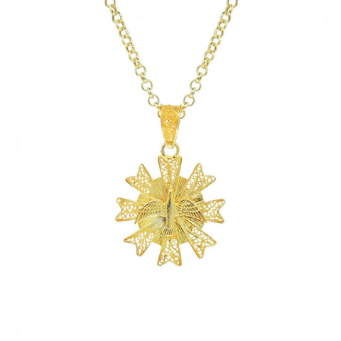 Portugal Jewels - Holy Spirit Filigree Necklace +