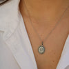 Portugal Jewels - Necklace Our Lady of Fátima Marcasites in Silver