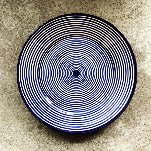 Casa Cubista - Classic Striped Platter 40cm - 2 Colours Available