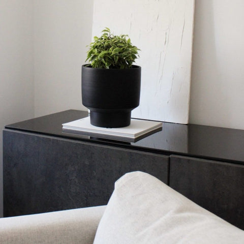 o cactuu - Decorative Blue Flat Pot *SALE*