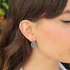 Portugal Jewels -  Pinecone Marcasites Earrings