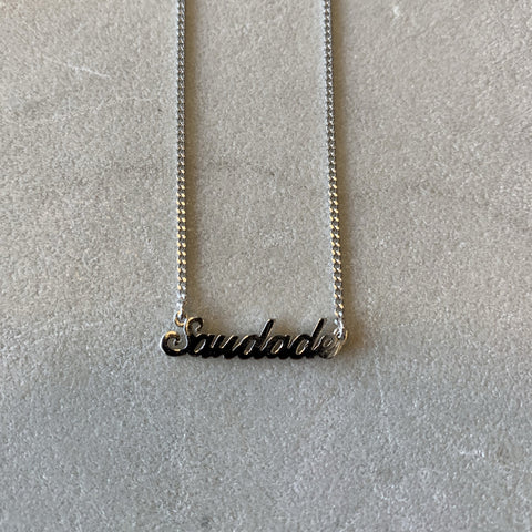 CUCHARA - SAUDADE NECKLACE