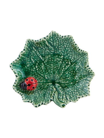 Countryside Leaves - Ragwort Leaf with Ladybug 14cm
