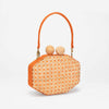 Gustoko - Reid Orange Purse