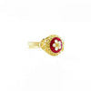 Red Caramujo Ring