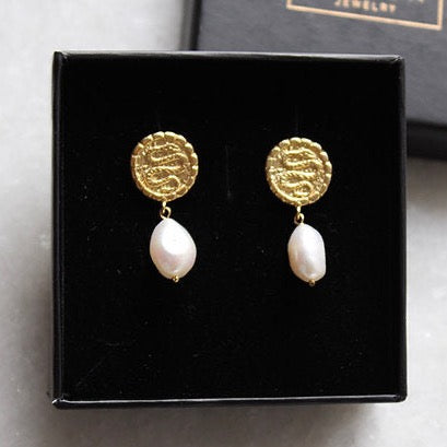 Boheme - Eqypt Pearl Earrings