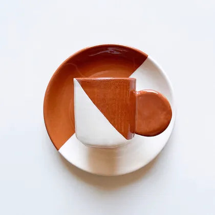 Casa Cubista - DIPPED ESPRESSO CUP & SAUCER +