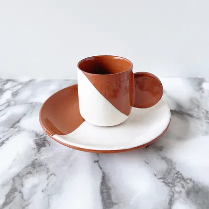 Casa Cubista - DIPPED ESPRESSO CUP & SAUCER +