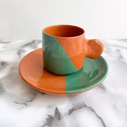 Casa Cubista - DIPPED ESPRESSO CUP & SAUCER +