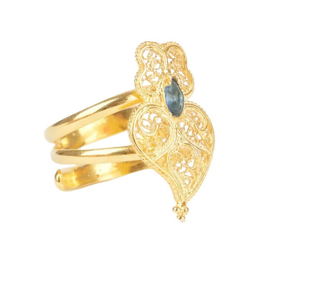 Heart of Viana Ring with Stone