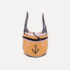 Caxinas - Mini embroidered basket in Yellow