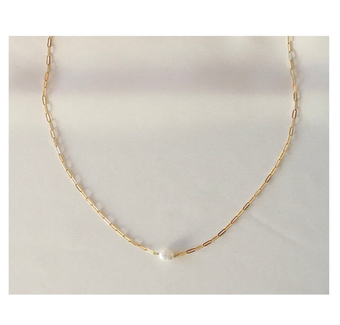 Boheme - Bianca pearl necklace