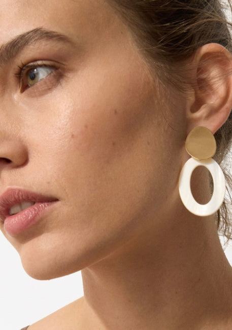 SS24 - earrings - oval shell