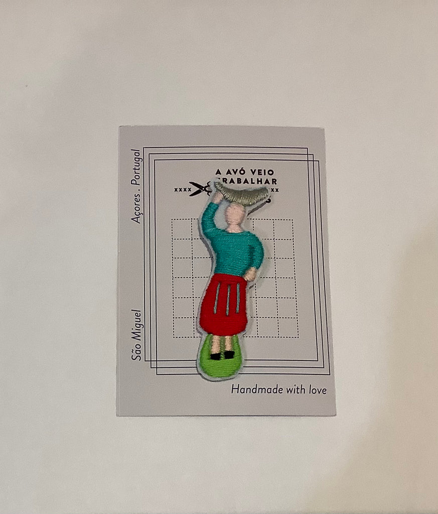 Grandma Came To Work - brooches