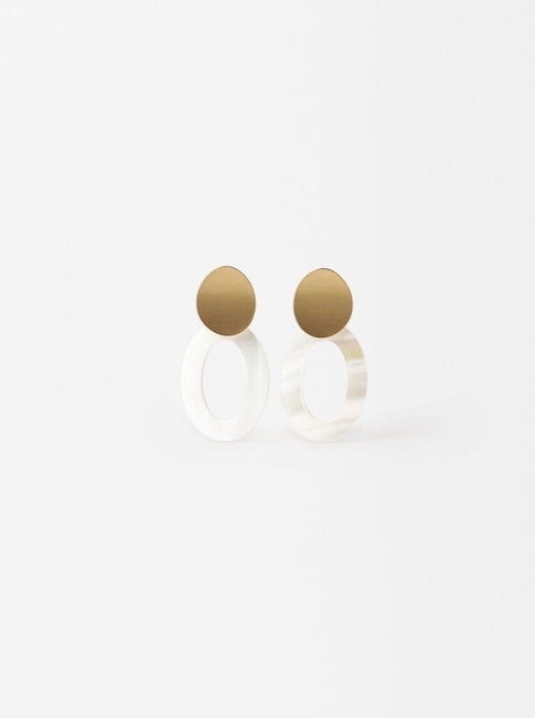 SS24 - earrings - oval shell