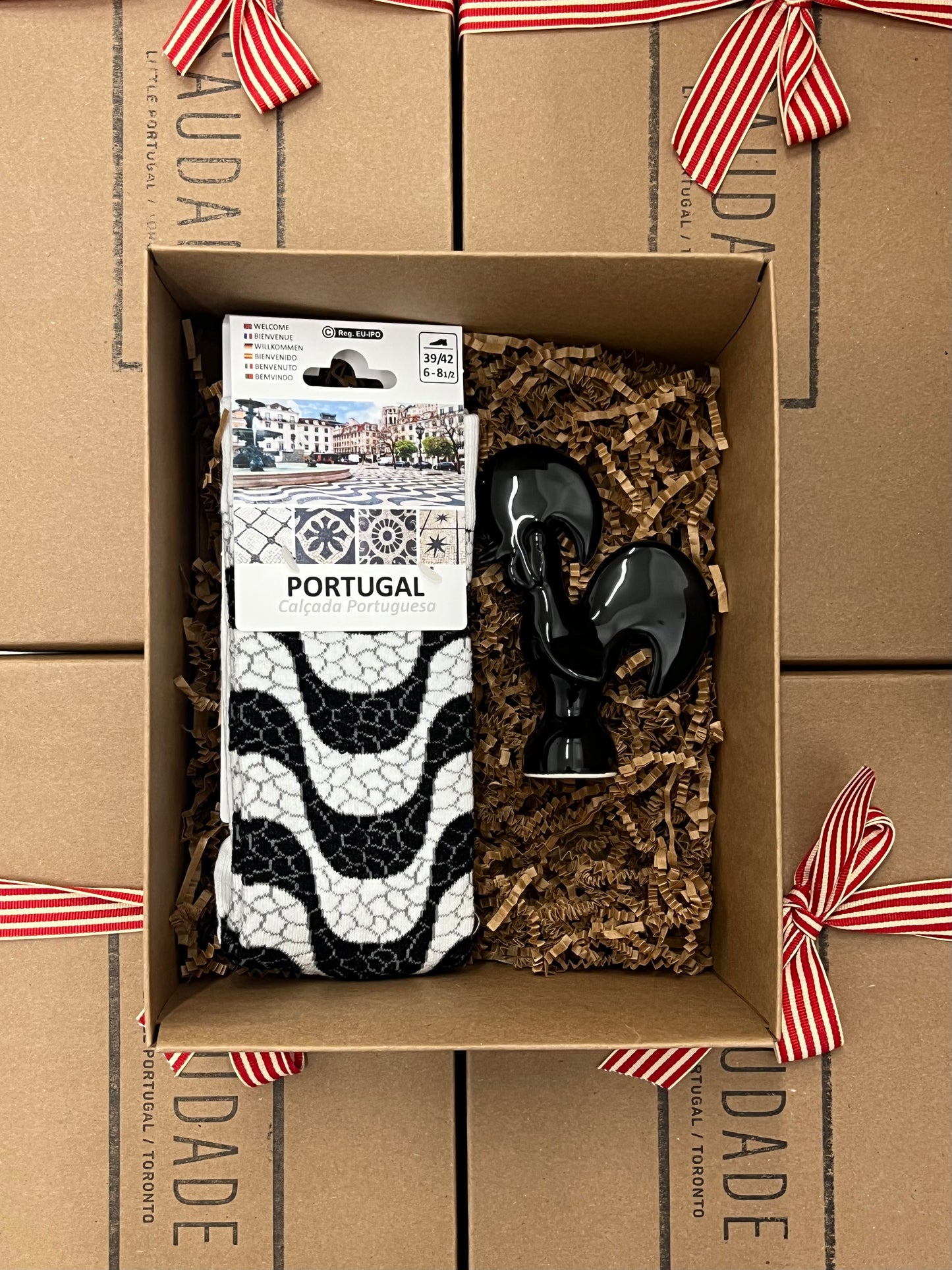 Gift Set - Small Rooster and Portugal Inspired Socks