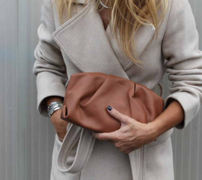 Ma Joie Sandra Leather Clutch