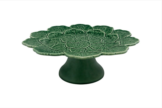 Bordallo Pinheiro - Geranium cake stand