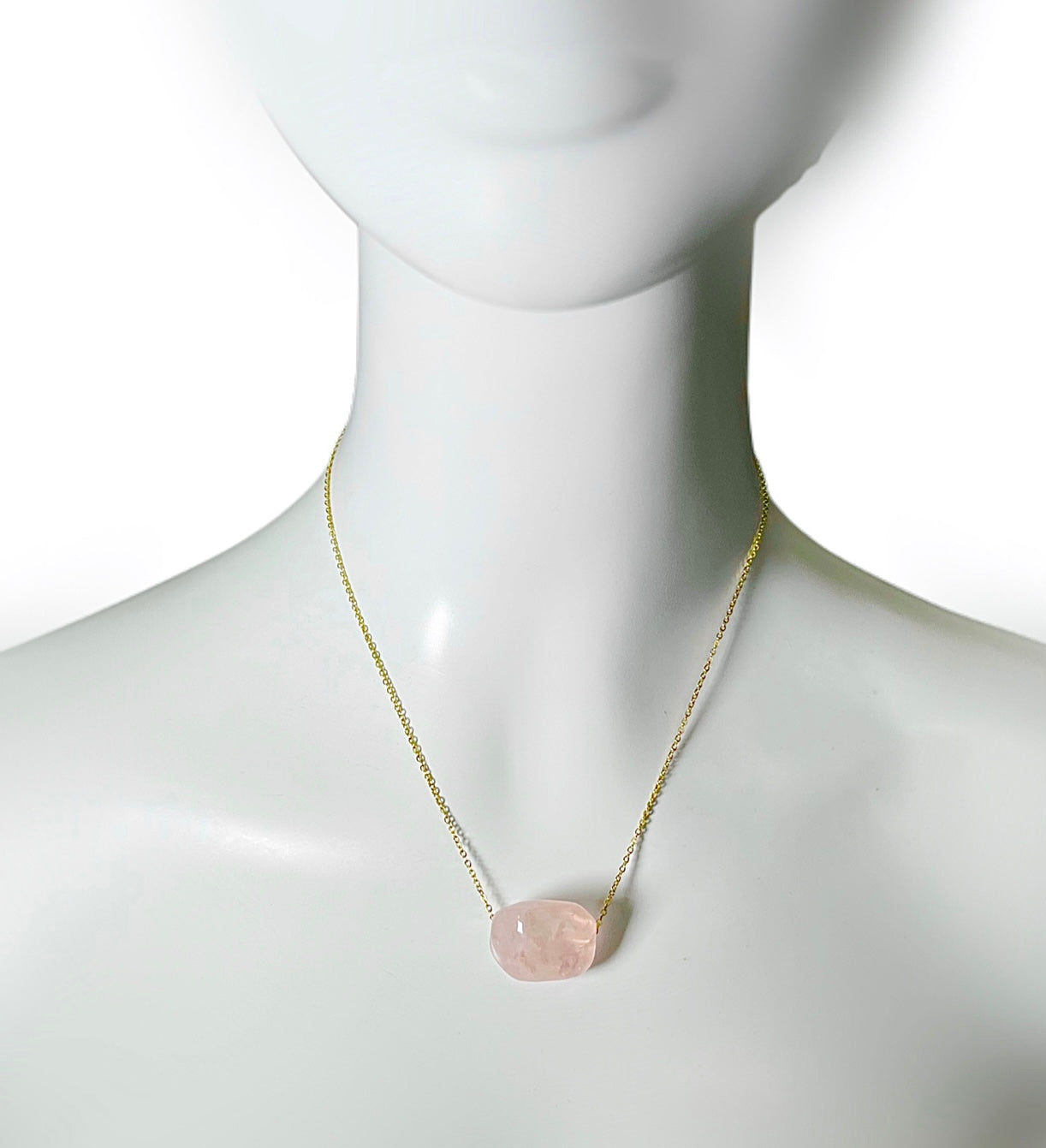 Iberina Design - necklace - pink quartz