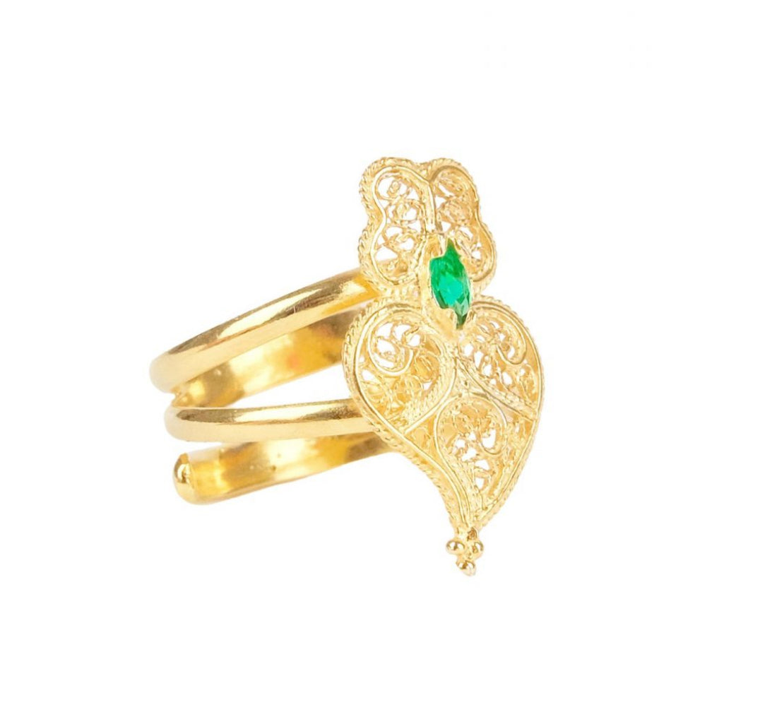 Heart of Viana Ring with Stone