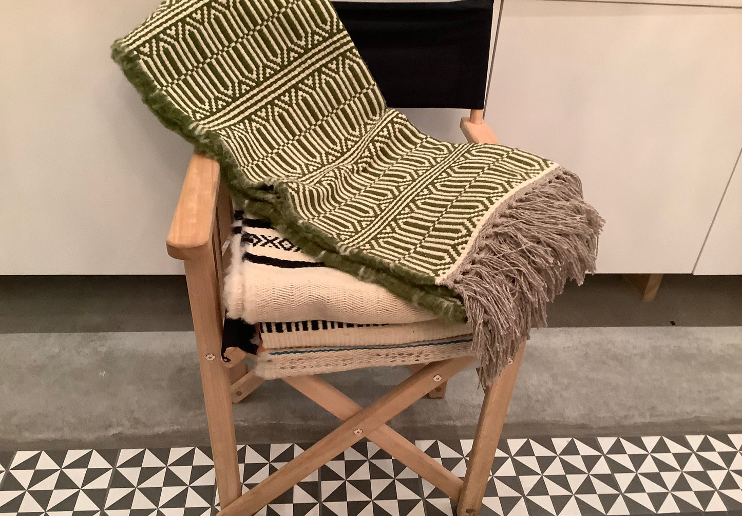 Fabrica Alentejana - Wool Misto Fringe Handmade Rug