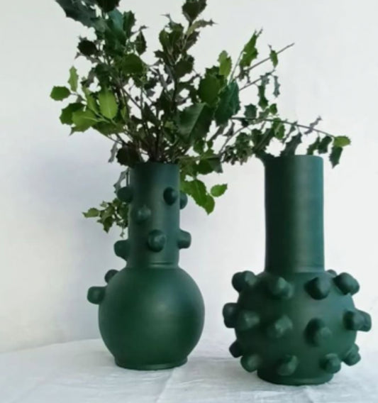 Terrakota - Green Popcorn Vase