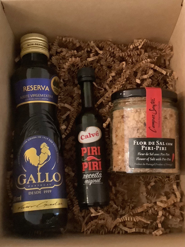 Saudade Gift Box - olive oil, Piri Piri, salt