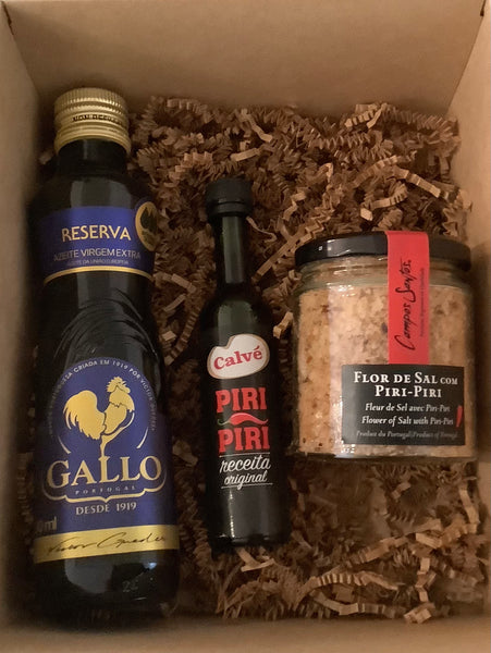 Saudade Gift Box - olive oil, Piri Piri, salt