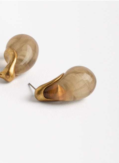 SS24 collection - earrings- stone tear drop