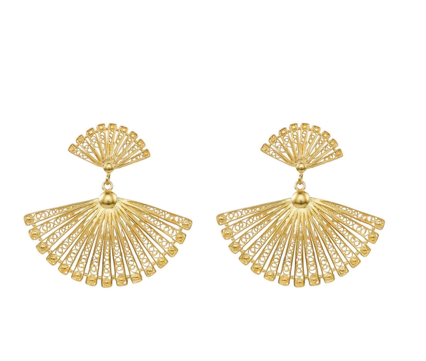 Portugal Jewels - Earrings Fan