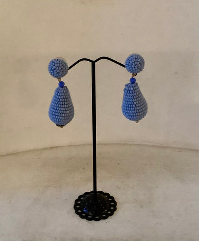 SS24 Collection - Blue Bead Earrings