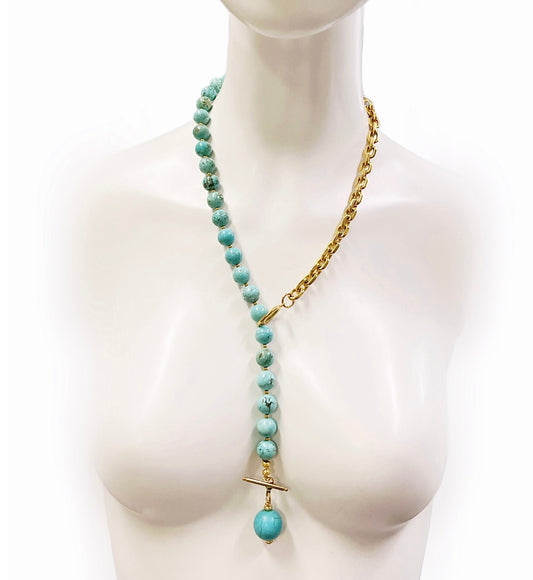 Iberina Design - necklace - turquiose