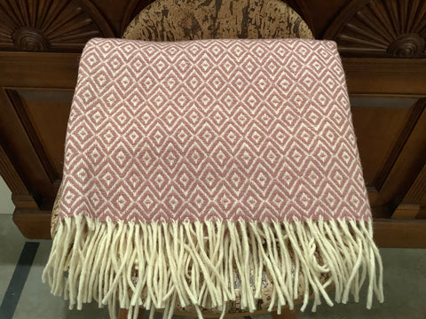 Chicoração Wool Blanket - Diamond Pattern *