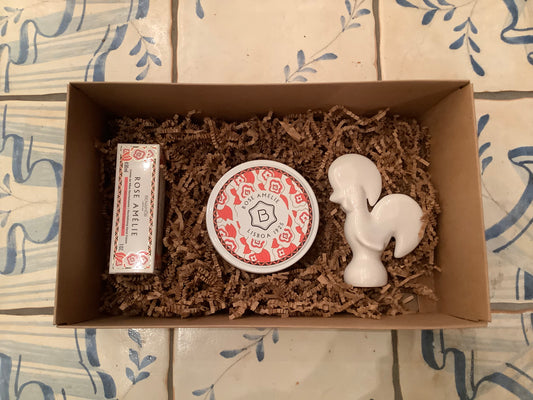 Saudade Gift Box - Benamor body butter, hand cream, white rooster