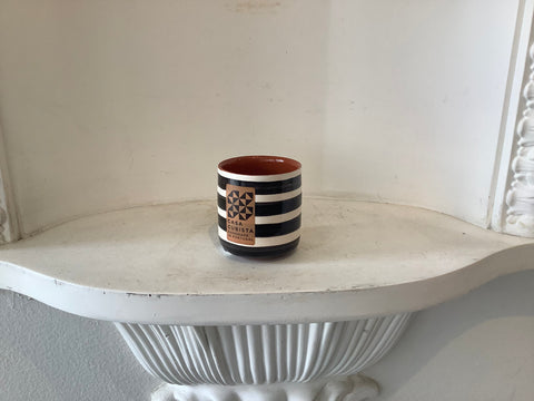 Casa Cubista - espresso/ shot glass horizontal stripe