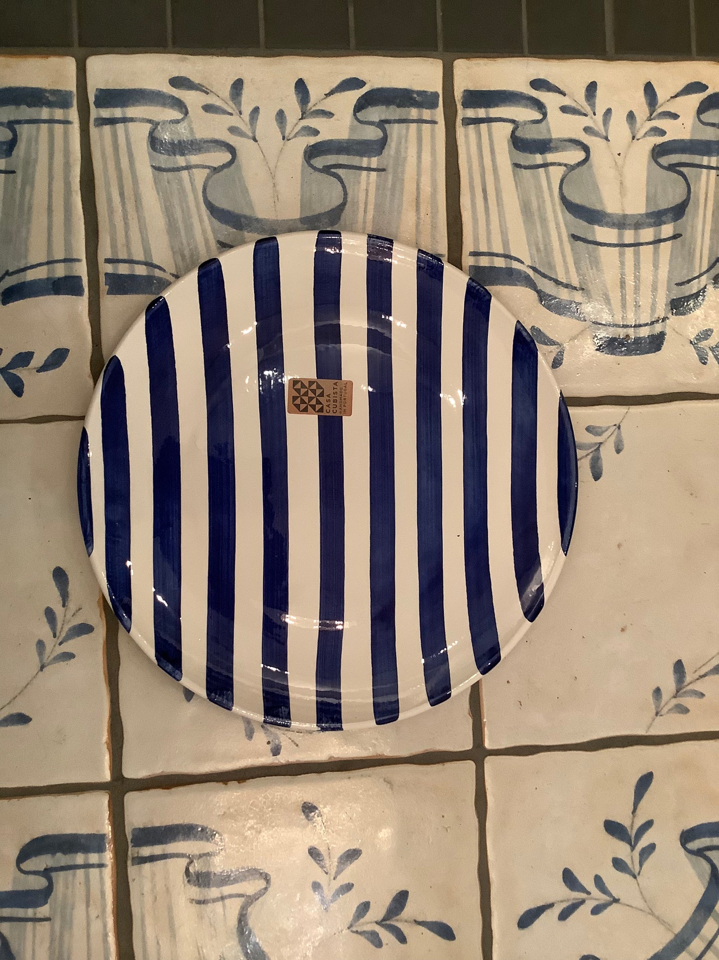 Casa Cubista - Bold Stripe Large Plate