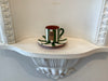 Casa Cubista - Vertical Stripe - Espresso Cup & Saucer