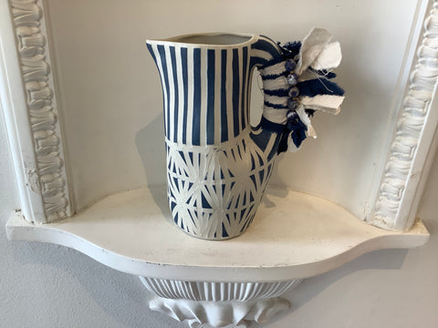 Anna Westerlund - Blue/White Pitcher