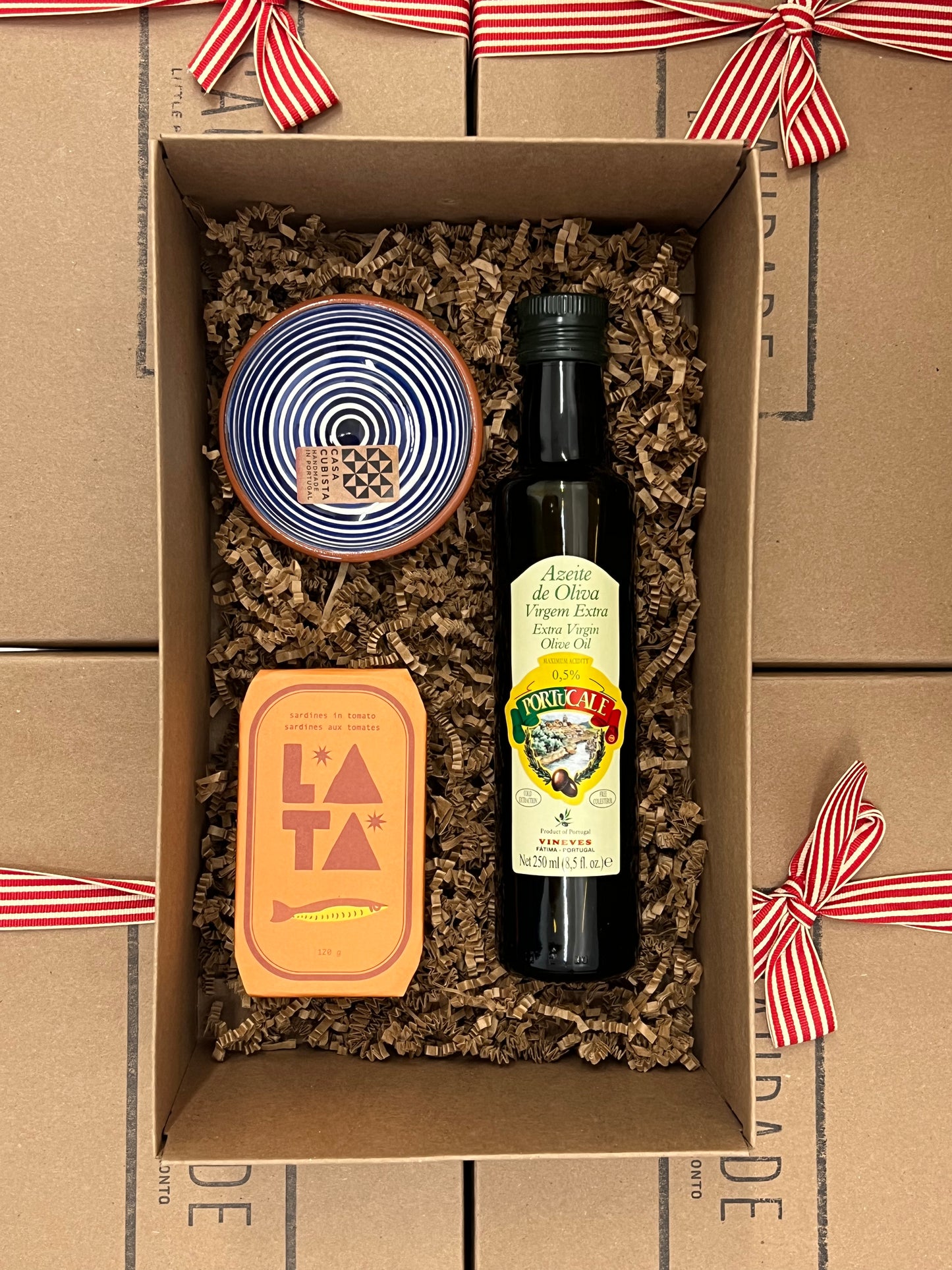 Gift Box Set - Mini Bowl, Olive Oil, and Lata Sardines