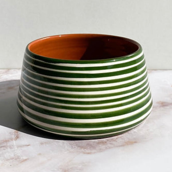 Casa Cubista - Classic Stripe Tapered Large Bowl